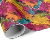 Farbenfrohe Tische Geschenkpapier (Rolleneckpunkt)