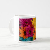 Farbenfrohe Tische Kaffeetasse (Vorderseite Links)