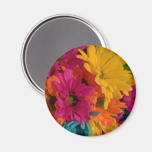 Farbenfrohe Tische Magnet (Vorderseite/Rückseite)