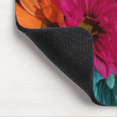 Farbenfrohe Tische Mousepad (Ecke)