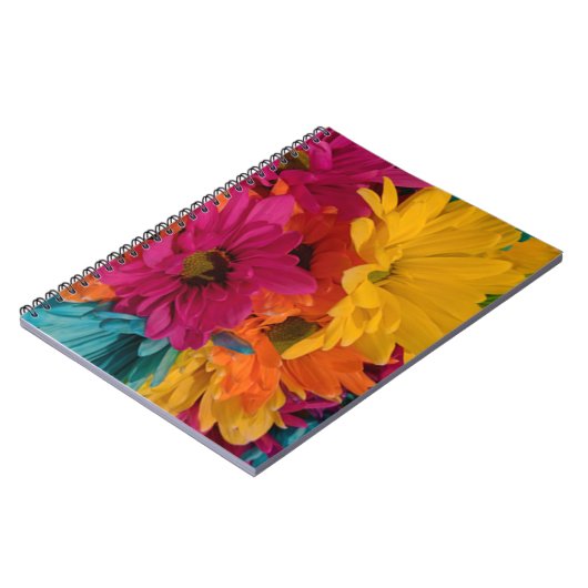 Farbenfrohe Tische Notizblock (Linke Seite)