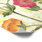 Farbenfrohe Tische Poster (Ecke)