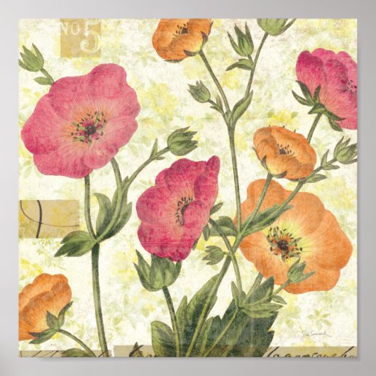 Farbenfrohe Tische Poster (Vorne)