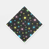 Farbenfrohe Tische Serviette (Ecke)