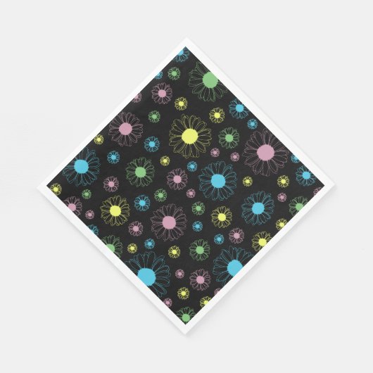 Farbenfrohe Tische Serviette (Ecke)