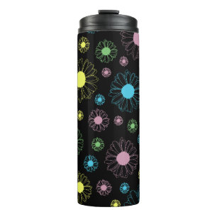 Farbenfrohe Tische Thermosbecher