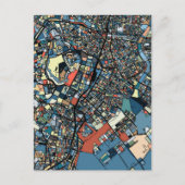 Farbenfrohe Tokyo Map Postkarte (Vorderseite)
