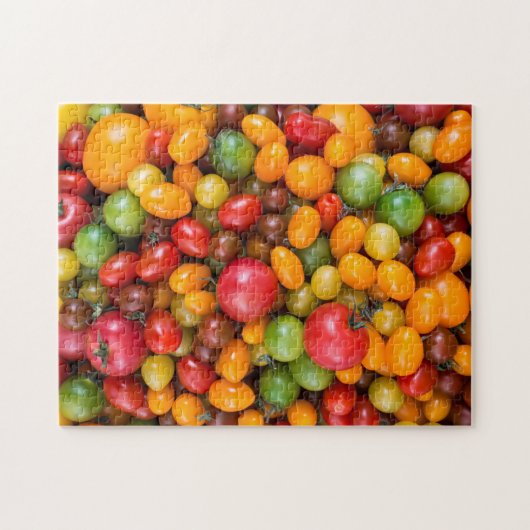 Farbenfrohe Tomatensorten Puzzle (Horizontal)