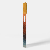 Farbenfrohe topographische Karte Drucken Case-Mate iPhone Hülle (Rückseite / Rechts)