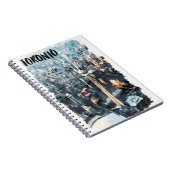 Farbenfrohe Toronto City Silhouette Notizblock (Rechte Seite)