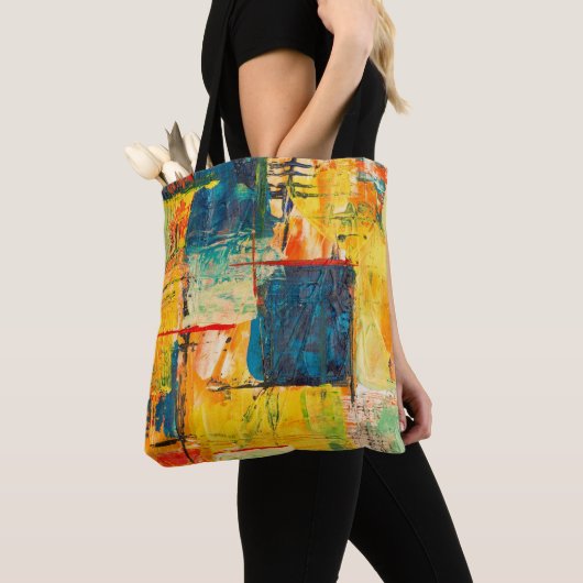 Farbenfrohe Totasche Tasche (Von Nahem)