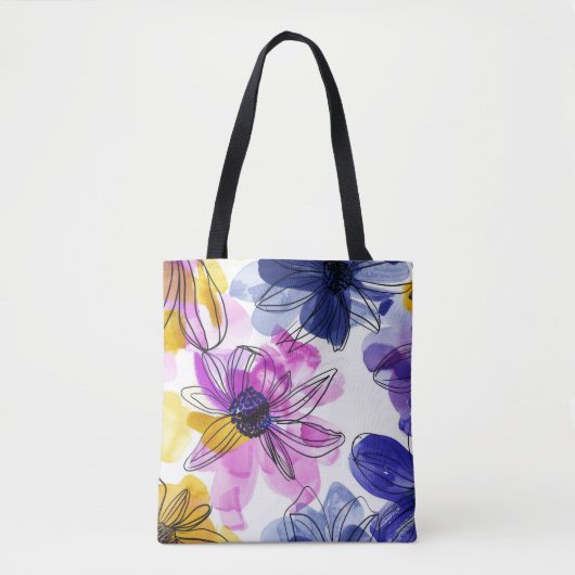 Farbenfrohe Tote Tasche - Stilvoll und einzigartig (Vorderseite)