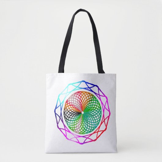 Farbenfrohe Tottasche Tasche (Vorderseite)