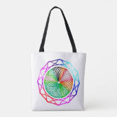 Farbenfrohe Tottasche Tasche (Rückseite)