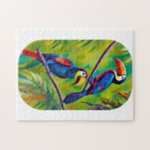 Farbenfrohe Toucan Bird Art Puzzle (Horizontal)