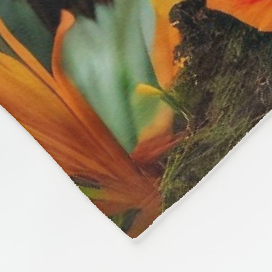 Farbenfrohe Toucan Bird Fleecedecke (Ecke)