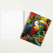 Farbenfrohe Toucan Bird Planer (Anzeige)