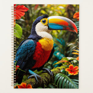 Farbenfrohe Toucan Bird Planer