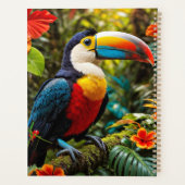 Farbenfrohe Toucan Bird Planer (Rückseite)