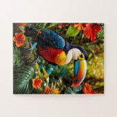 Farbenfrohe Toucan Bird Puzzle (Horizontal)