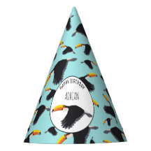 Farbenfrohe Toucan Tropical Bird Muster Geburtstag