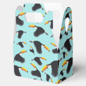 Farbenfrohe Toucan Tropical Bird Muster Geschenkschachtel (Geöffnet)