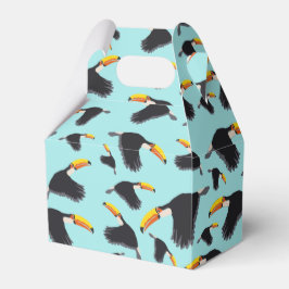 Farbenfrohe Toucan Tropical Bird Muster Geschenkschachtel