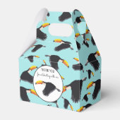 Farbenfrohe Toucan Tropical Bird Muster Geschenkschachtel (Vorderseite)