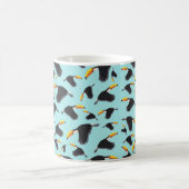 Farbenfrohe Toucan Tropical Bird Muster Kaffeetasse (Mittel)