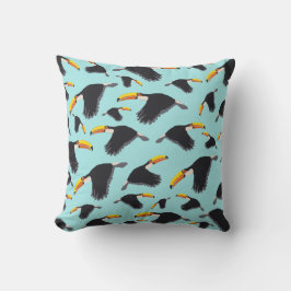 Farbenfrohe Toucan Tropical Bird Muster Kissen