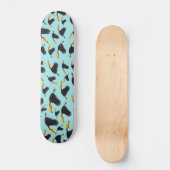 Farbenfrohe Toucan Tropical Bird Muster Skateboard (Vorderseite)