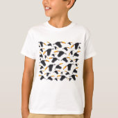 Farbenfrohe Toucan Tropical Bird Muster T-Shirt (Vorderseite)