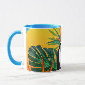Farbenfrohe Toucan Tropical Dschungel Keramik Tass Tasse (Links)