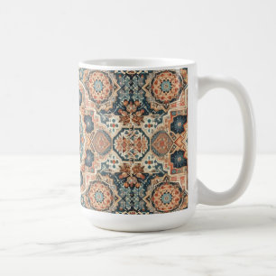 Farbenfrohe traditionelle marokkanische Muster Kaffeetasse