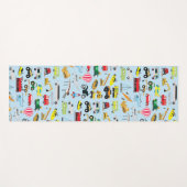 Farbenfrohe Transportmittel & Fahrzeuge Kindermust Yogamatte (Vorderseite (Horizontal))