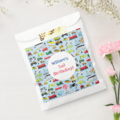 Farbenfrohe Transportmittel & Fahrzeuge Name der K Geschenktütchen (Versiegelt)