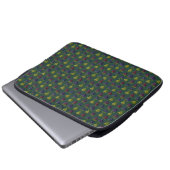 Farbenfrohe Trauben Laptopschutzhülle (Vorne Knopf)