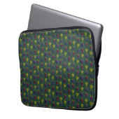 Farbenfrohe Trauben Laptopschutzhülle (Vorderseite Links)