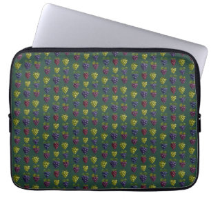 Farbenfrohe Trauben Laptopschutzhülle