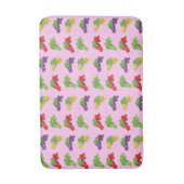 Farbenfrohe Traubenmuster Badematte (Vorderseite Vertikal)