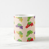Farbenfrohe Traubenmuster Kaffeetasse (Mittel)