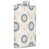 Farbenfrohe Träume Catcher Mandala Flachmann (Rechts)