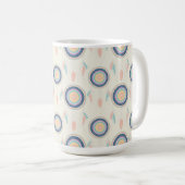 Farbenfrohe Träume Catcher Mandala Kaffeetasse (VorderseiteRechts)