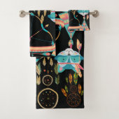 Farbenfrohe Traumfänger Badhandtuch Set (Insitu)