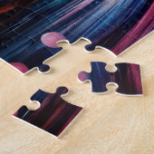 Farbenfrohe Traumlandschaft abstrakter Fantasiegef Puzzle (Seite)