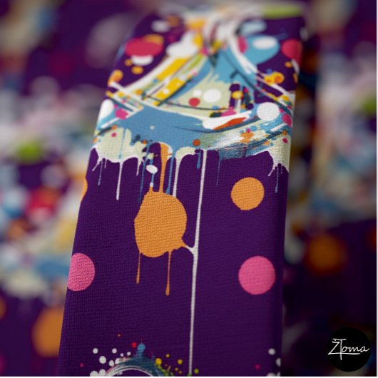 Farbenfrohe Traumwelt Krawatte