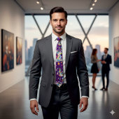 Farbenfrohe Traumwelt Krawatte