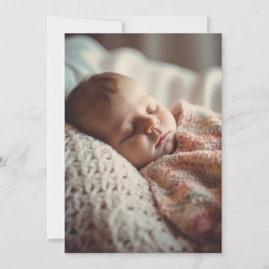 Farbenfrohe Tree Foto Kindernahrung Einladung (Rückseite)