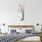 Farbenfrohe Tree Yoga Studio Leinwanddruck (Insitu (Schlafzimmer))