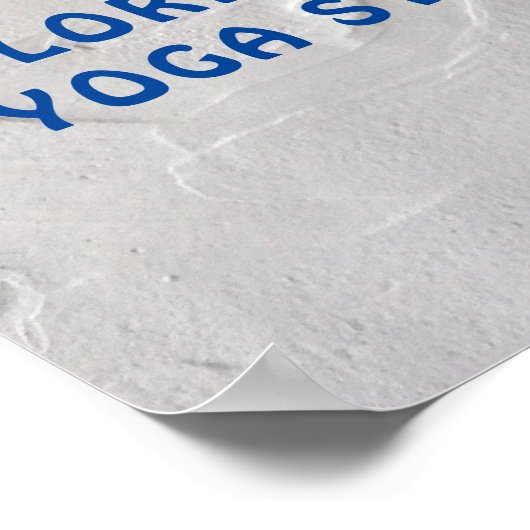 Farbenfrohe Tree Yoga Studio Poster (Ecke)